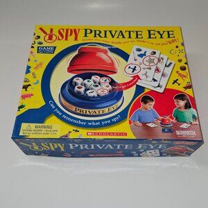 I Spy Private Eye Game COMPLETE Briarpatch Scholastic TESTED (has new batteries)